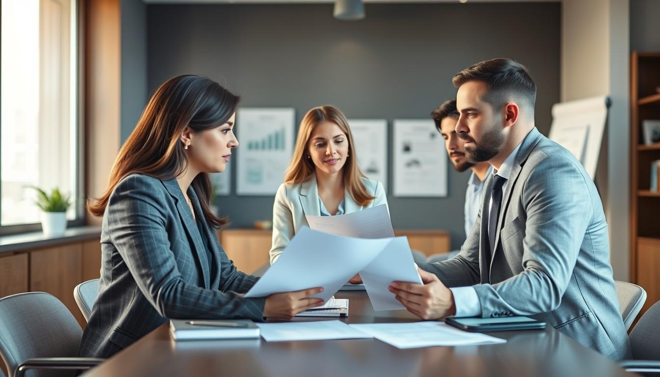 Family elder care planning discussion